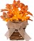 Fall Wreath for Front Door, Artificial Autumn Decor with 20 Led Light Sunflower
